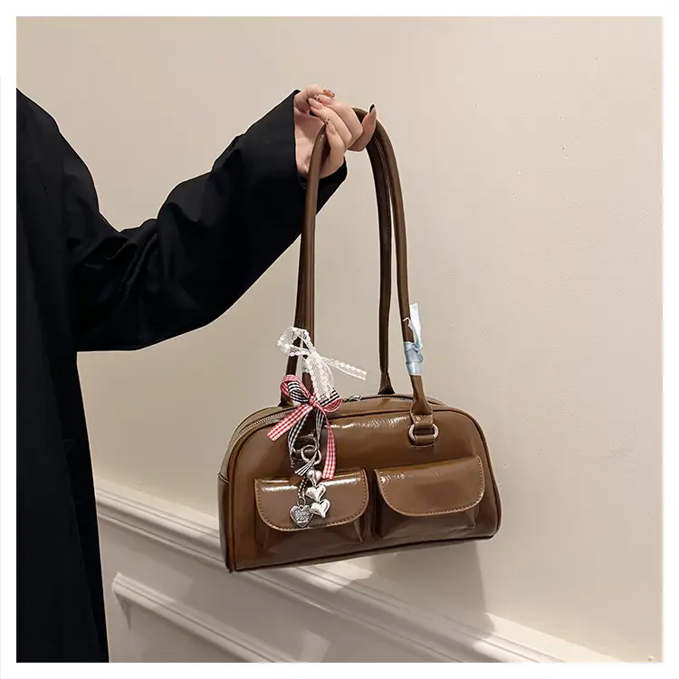 Black Leather Underarm Pillow Bag for Women 2024 — feature 22
