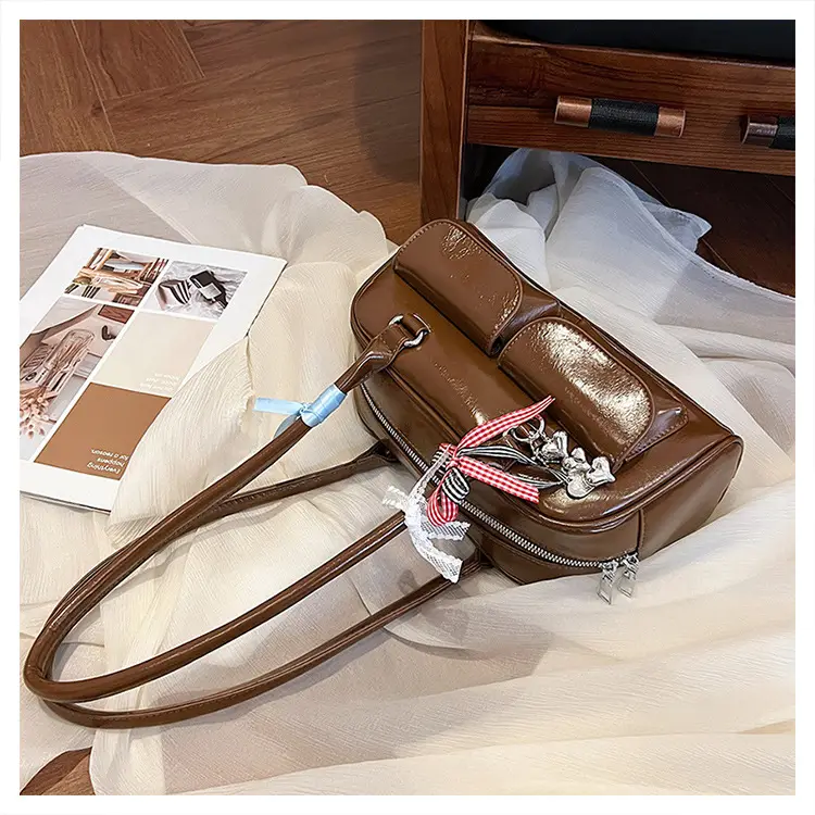 Black Leather Underarm Pillow Bag for Women 2024 — feature 29