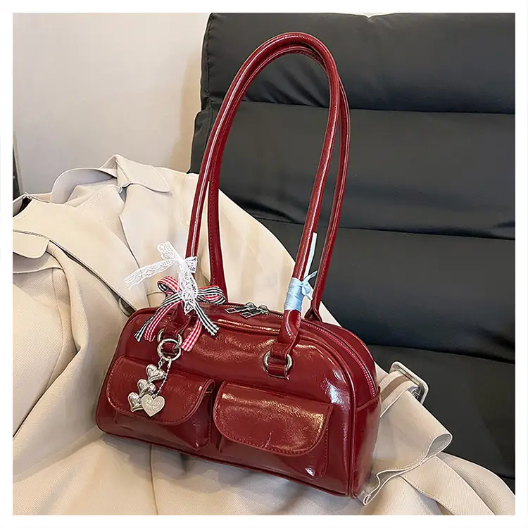 Black Leather Underarm Pillow Bag for Women 2024 — feature 30