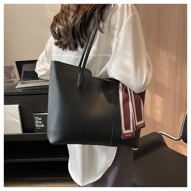 Yellow Textured Shoulder Bag with Tassel for Women — feature 13