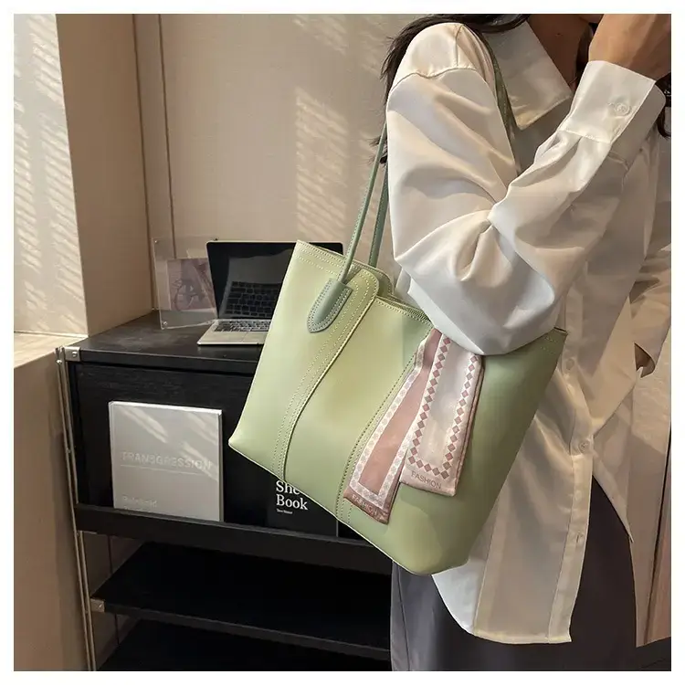 Yellow Textured Shoulder Bag with Tassel for Women — feature 15