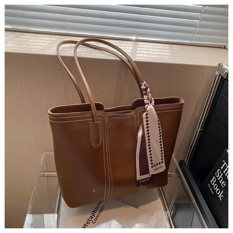 Yellow Textured Shoulder Bag with Tassel for Women — feature 24
