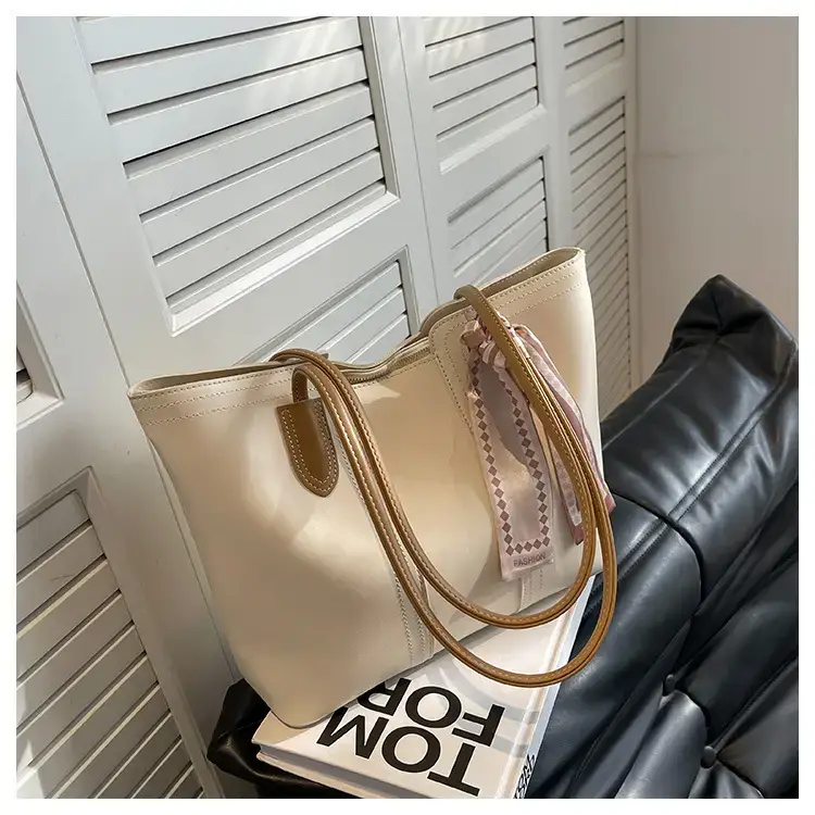 Yellow Textured Shoulder Bag with Tassel for Women — feature 26