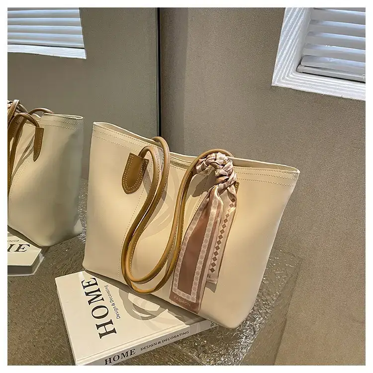 Yellow Textured Shoulder Bag with Tassel for Women — feature 31