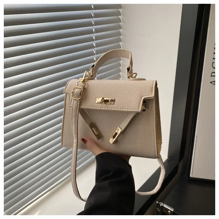 Textured Shoulder Crossbody Bag Silver Gold Plated — feature 31