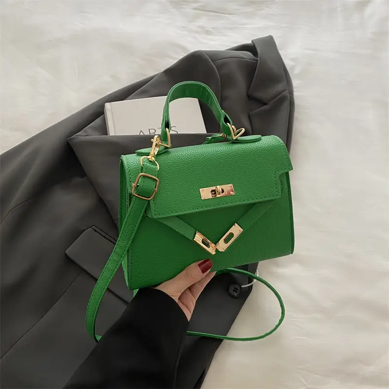Textured Shoulder Crossbody Bag Silver Gold Plated - Image 2