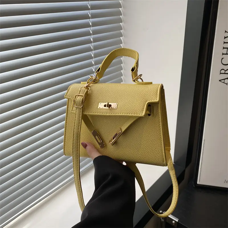 Textured Shoulder Crossbody Bag Silver Gold Plated - Image 4