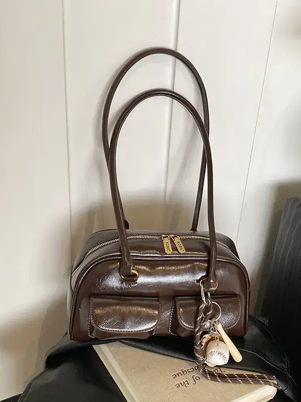 Retro Brown Crossbody Bag Women 2024 New - Image 9