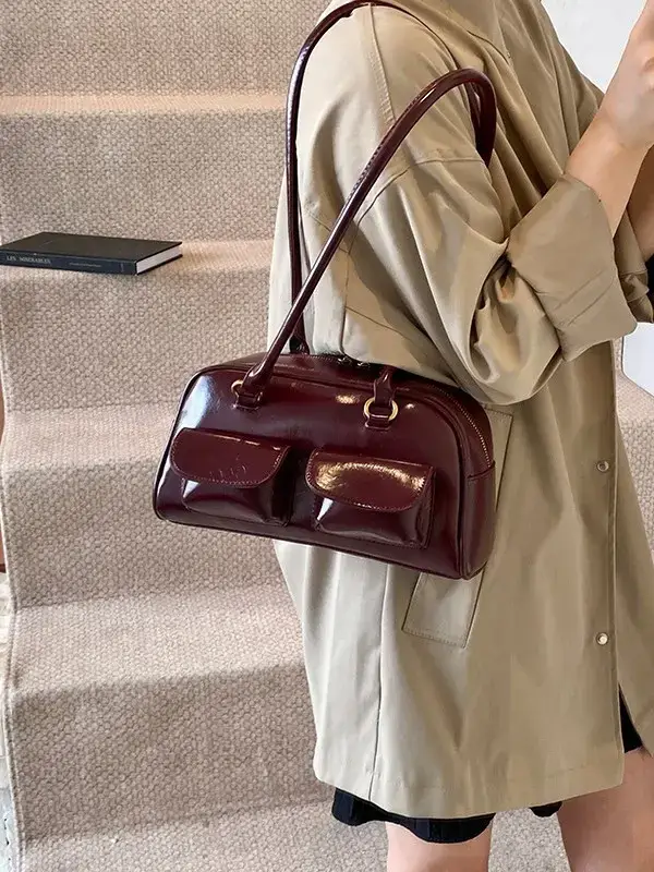 Retro Brown Crossbody Bag Women 2024 New - Image 10