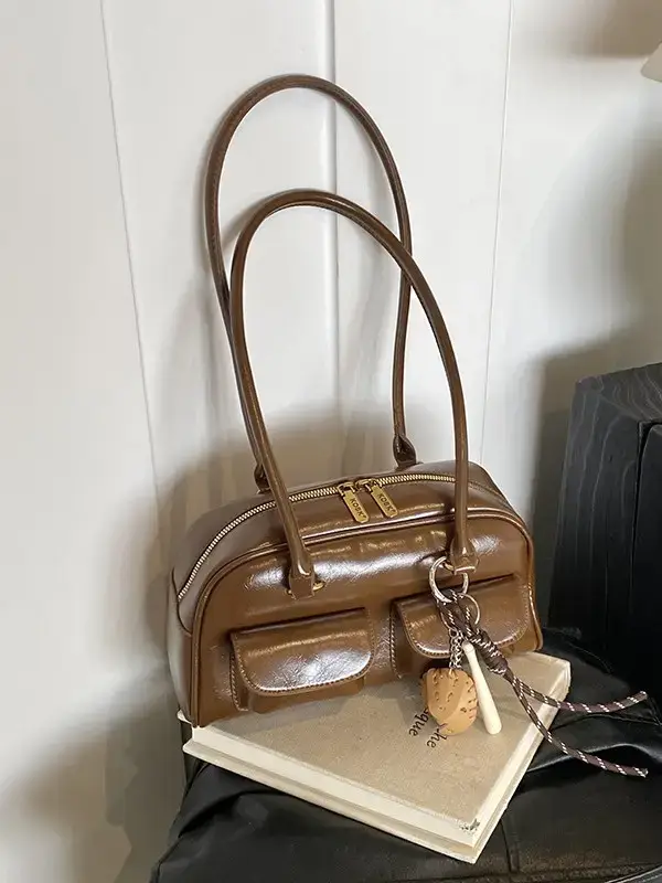 Retro Brown Crossbody Bag Women 2024 New - Image 11