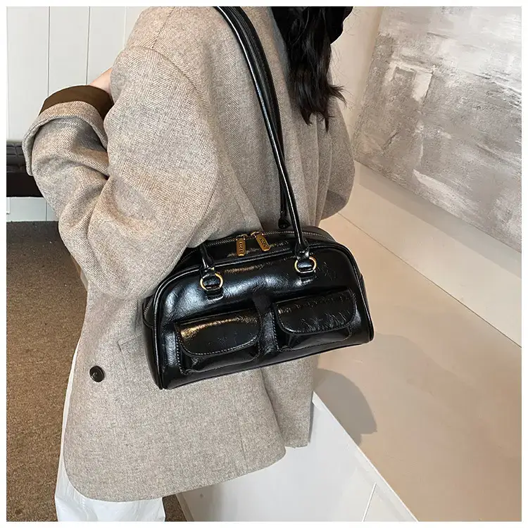 Retro Brown Crossbody Bag Women 2024 New — feature 16