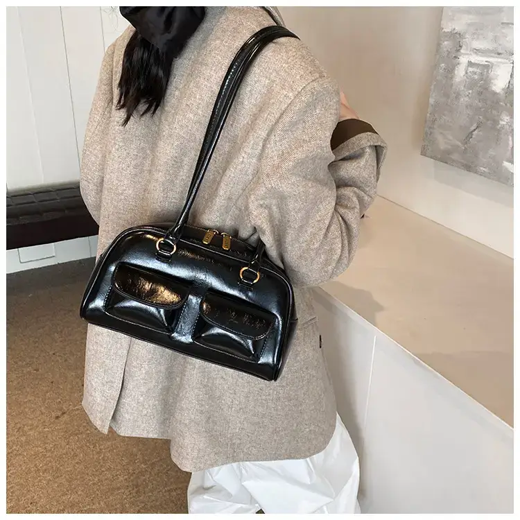 Retro Brown Crossbody Bag Women 2024 New — feature 18