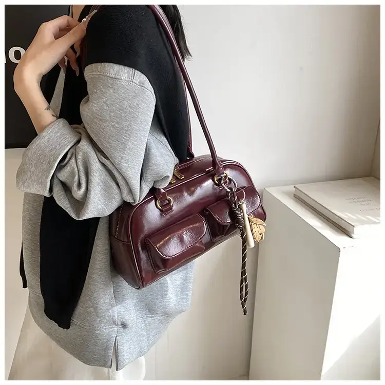 Retro Brown Crossbody Bag Women 2024 New — feature 24