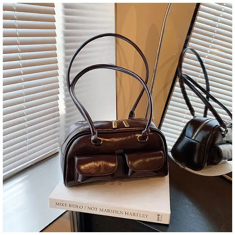 Retro Brown Crossbody Bag Women 2024 New — feature 26