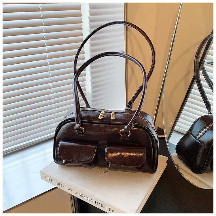 Retro Brown Crossbody Bag Women 2024 New — feature 27