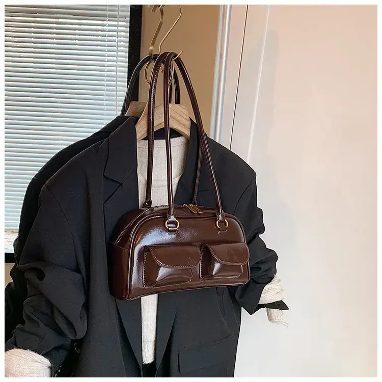 Retro Brown Crossbody Bag Women 2024 New — feature 28