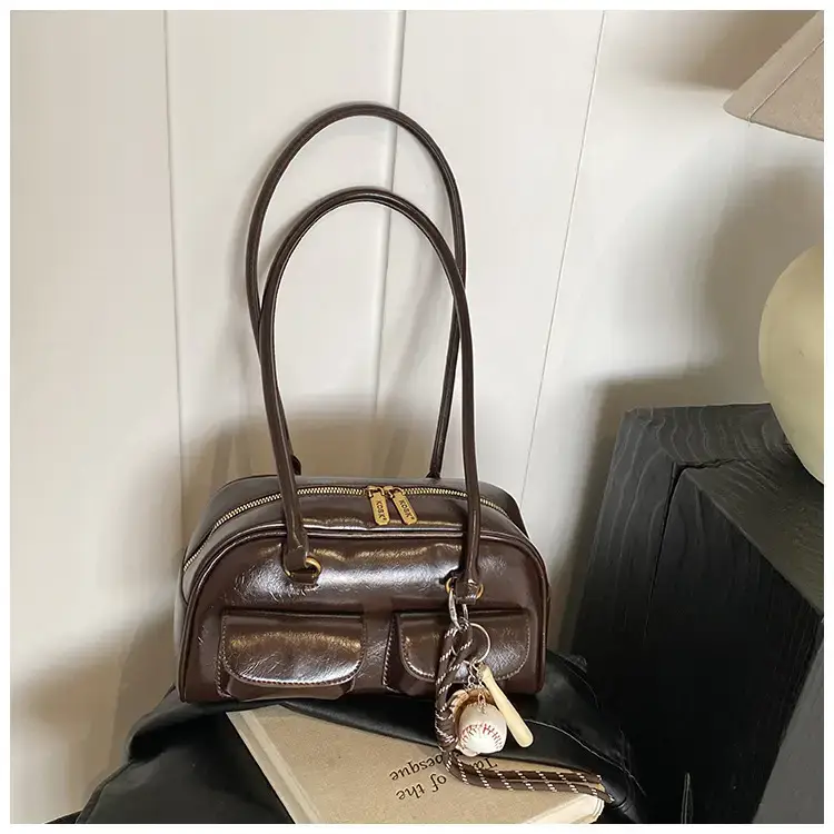 Retro Brown Crossbody Bag Women 2024 New — feature 35