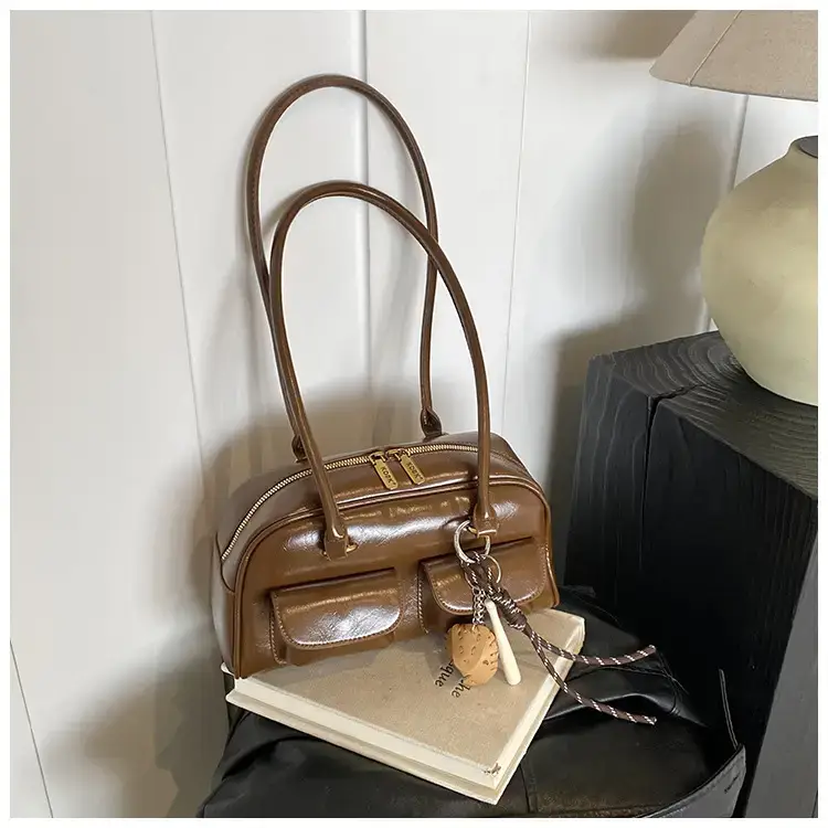 Retro Brown Crossbody Bag Women 2024 New — feature 39