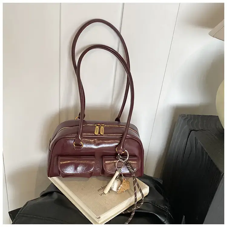 Retro Brown Crossbody Bag Women 2024 New — feature 40