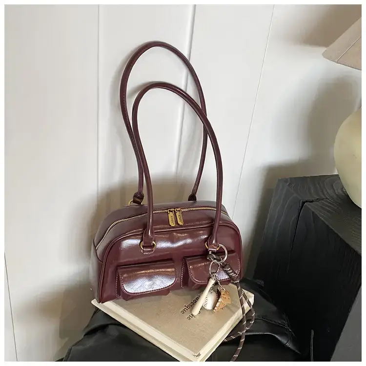 Retro Brown Crossbody Bag Women 2024 New — feature 41