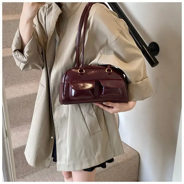 Retro Brown Crossbody Bag Women 2024 New — feature 8
