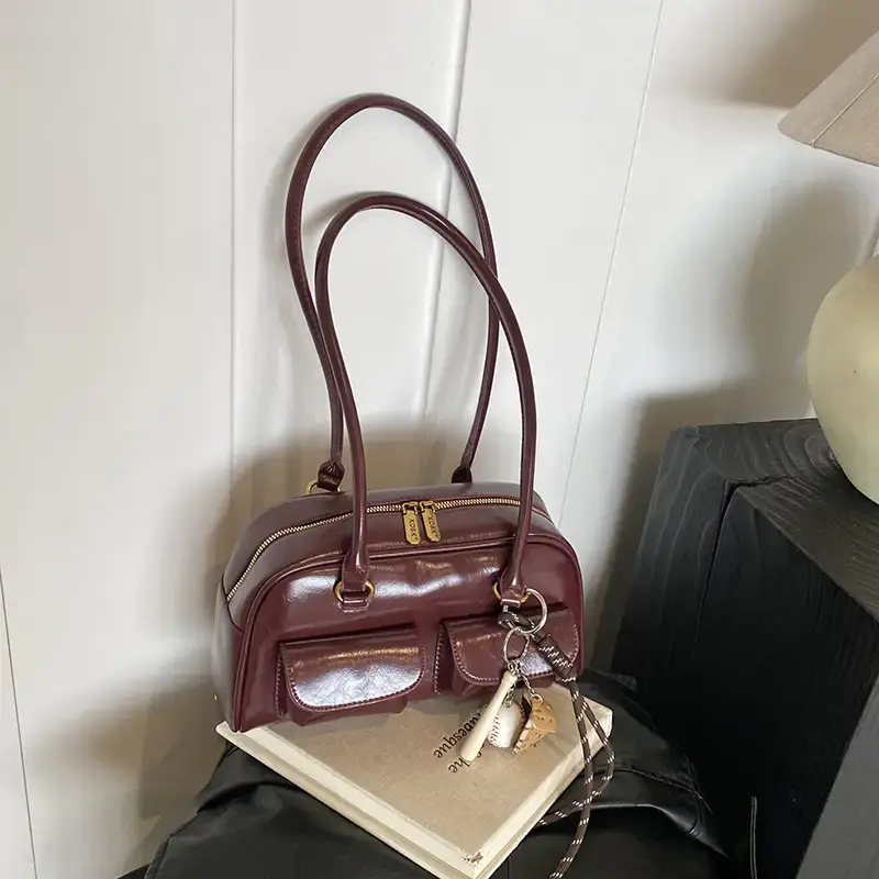 Retro Brown Crossbody Bag Women 2024 New - Image 4