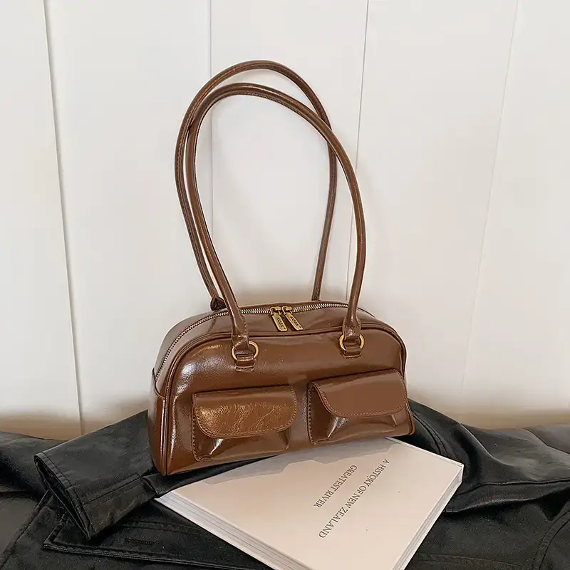 Retro Brown Crossbody Bag Women 2024 New - Image 7