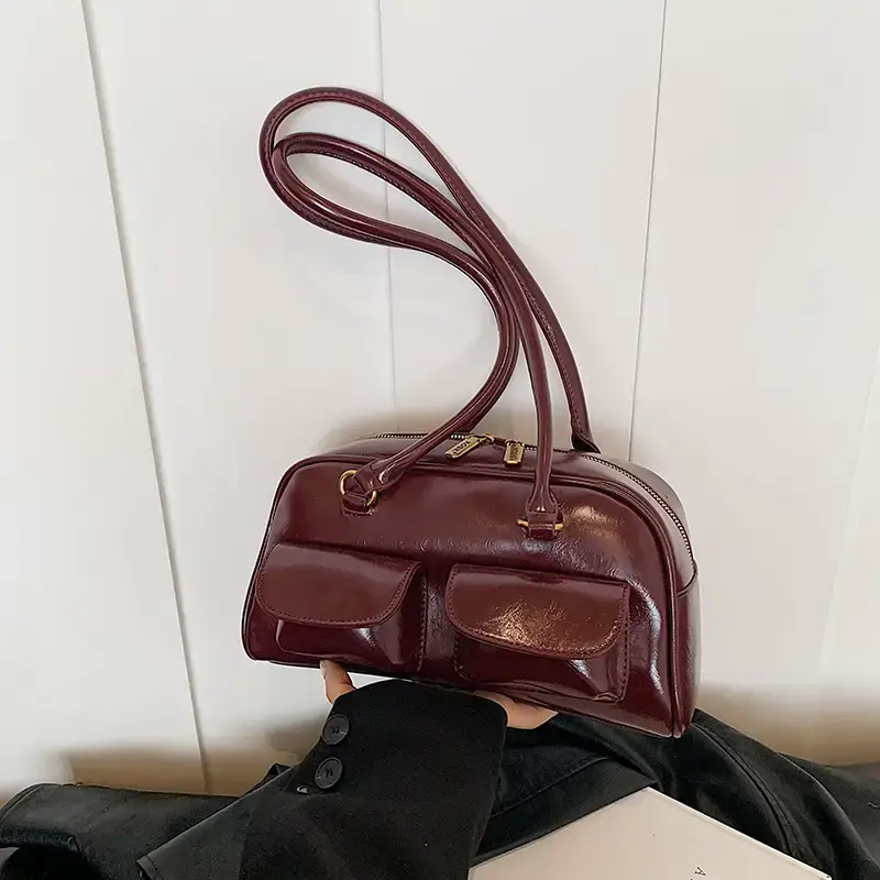 Retro Brown Crossbody Bag Women 2024 New - Image 8