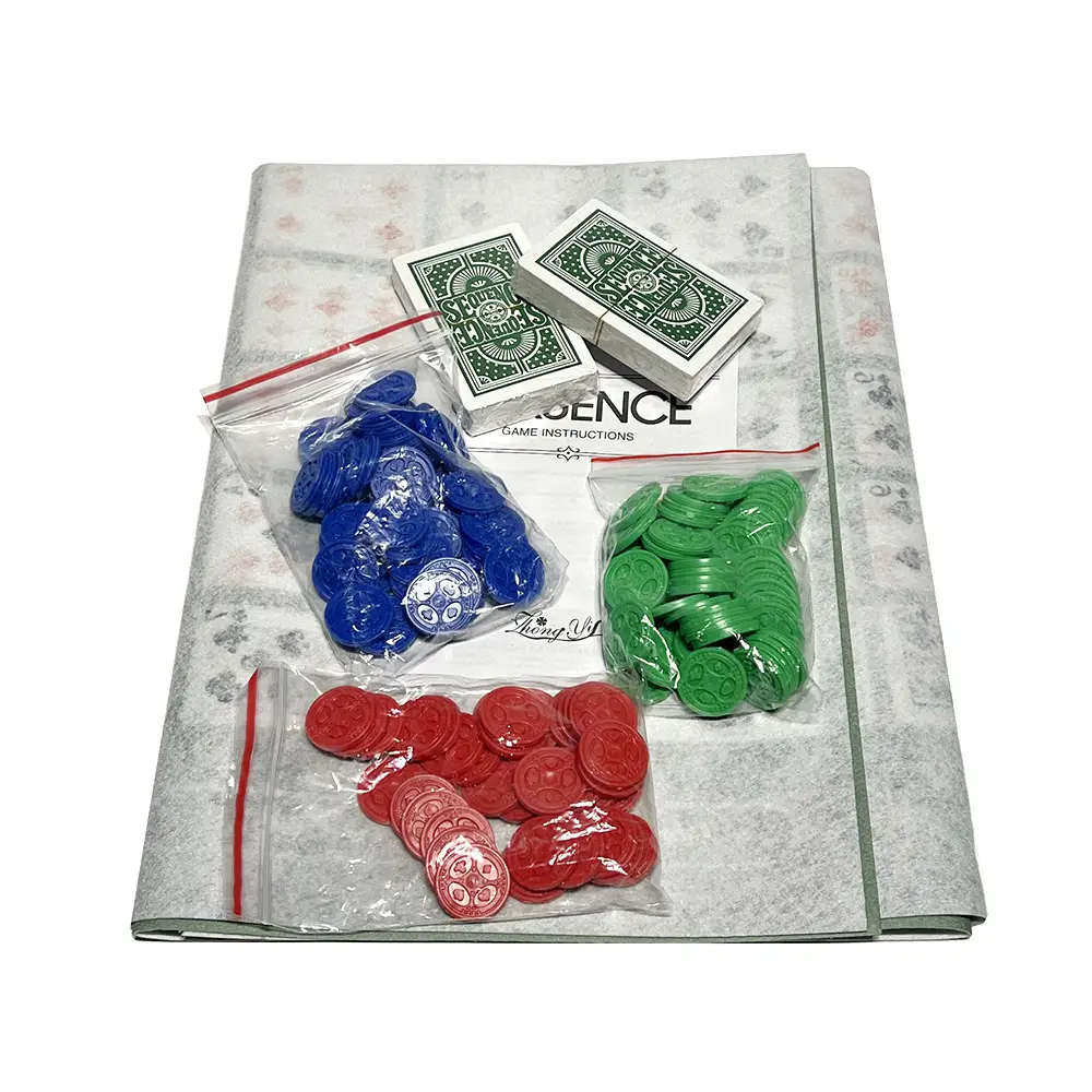Foreign trade products interactive card game toy sequence game English sequence chess board