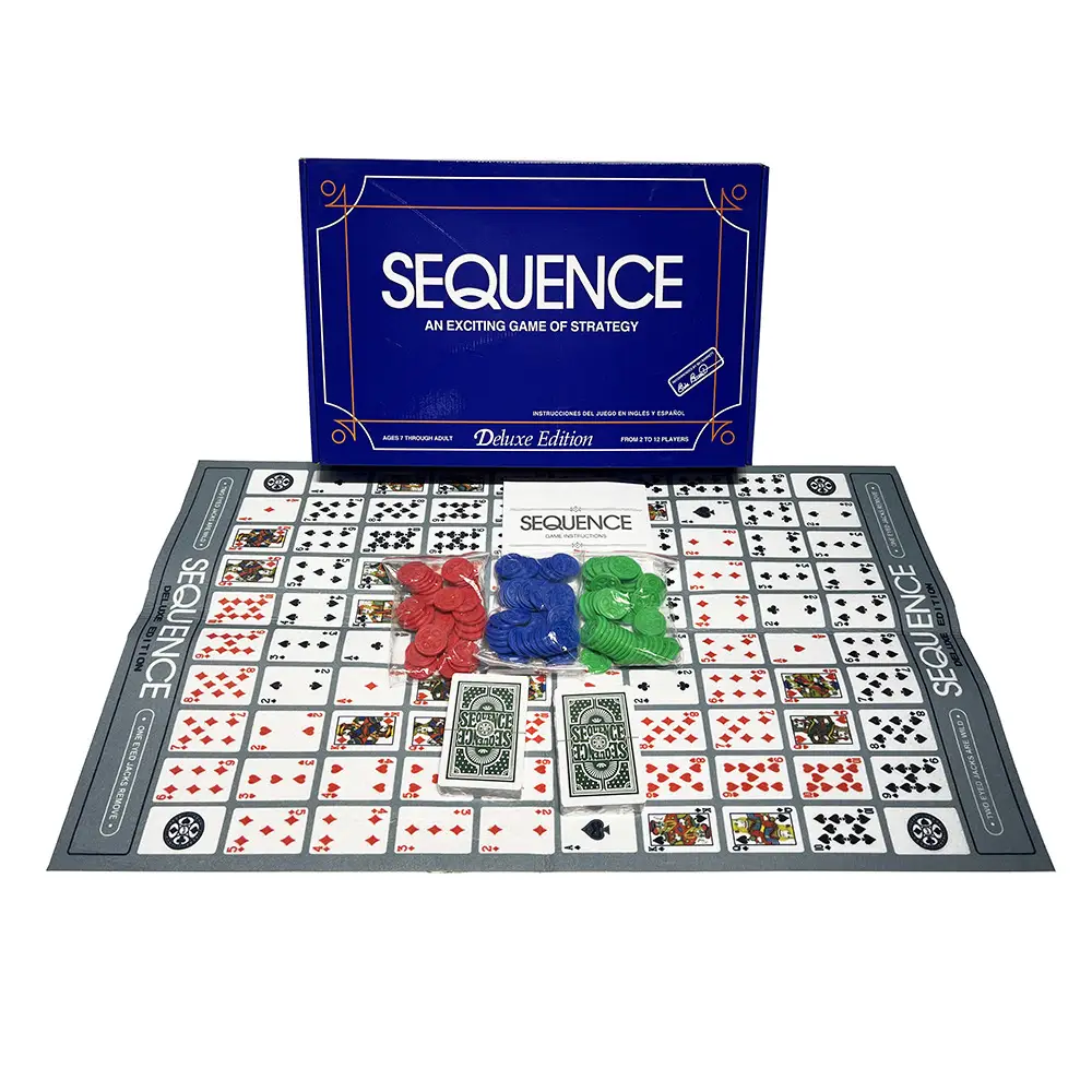 Foreign trade products interactive card game toy sequence game English sequence chess board — feature 2