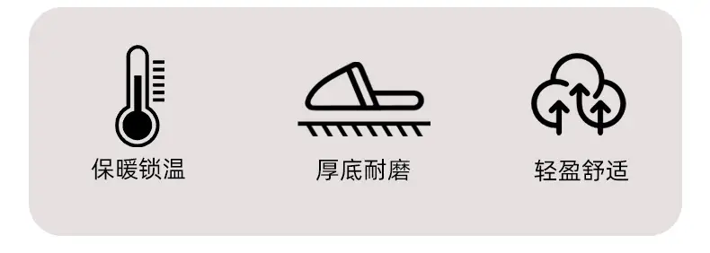 2025 Women Cotton Warm Slippers Winter Indoor Closed Toe — feature 2