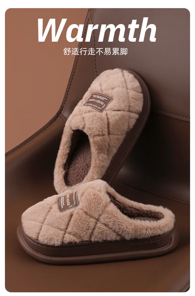 2025 Women Cotton Warm Slippers Winter Indoor Closed Toe — feature 4