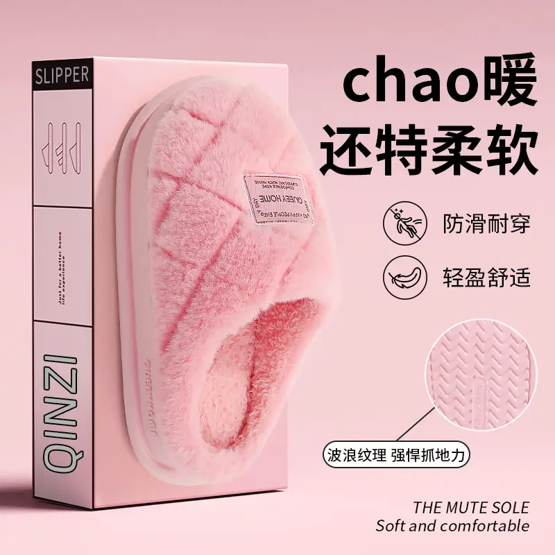 2025 Women Cotton Warm Slippers Winter Indoor Closed Toe - Image 3