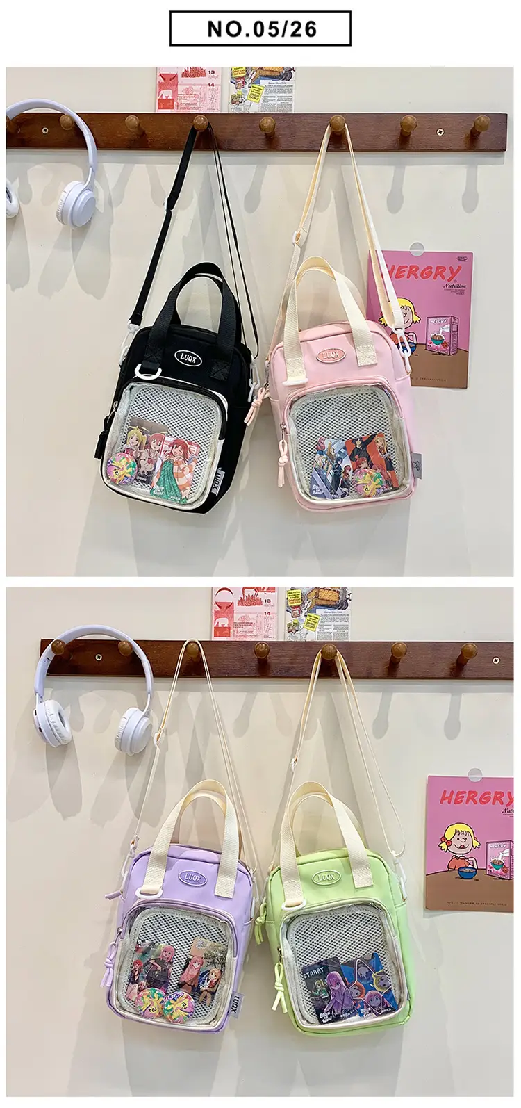 Cute Two-Dimensional Shoulder Bag for Women — feature 35