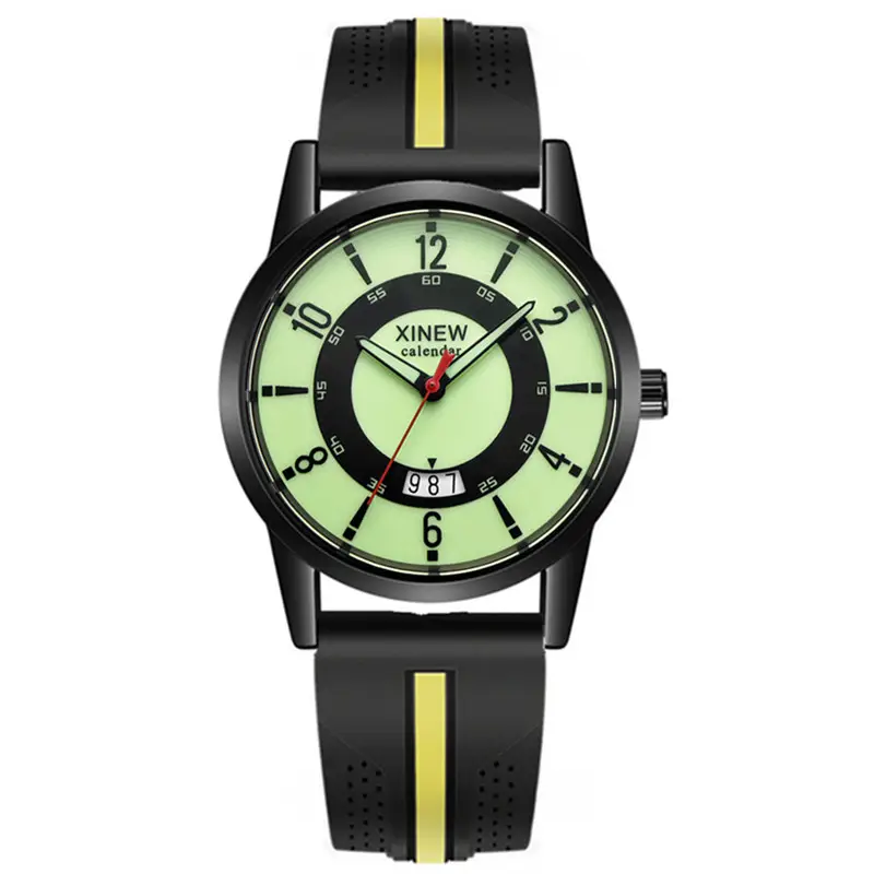 Men Xinew Black Date Quartz Wrist Watch — feature 20
