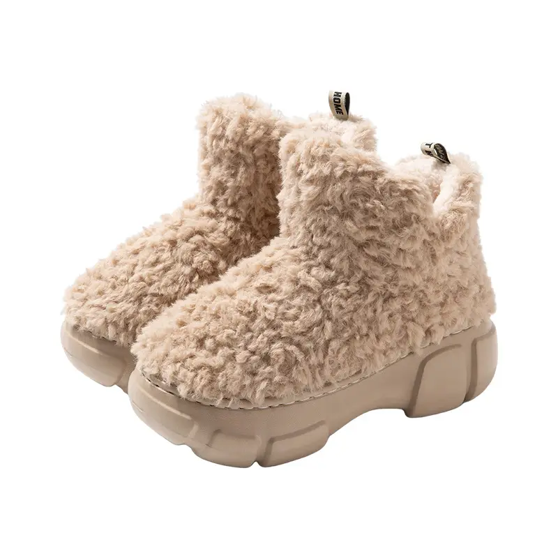 Nanbo Wan cotton shoes women's winter Korean version of simple warm fleece-lined thick high EVA non-slip snow boots women's wholesale - Image 7