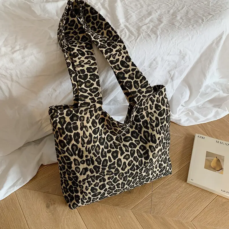 Leopard Print Shoulder Bag 2024 Winter Autumn - Image 3