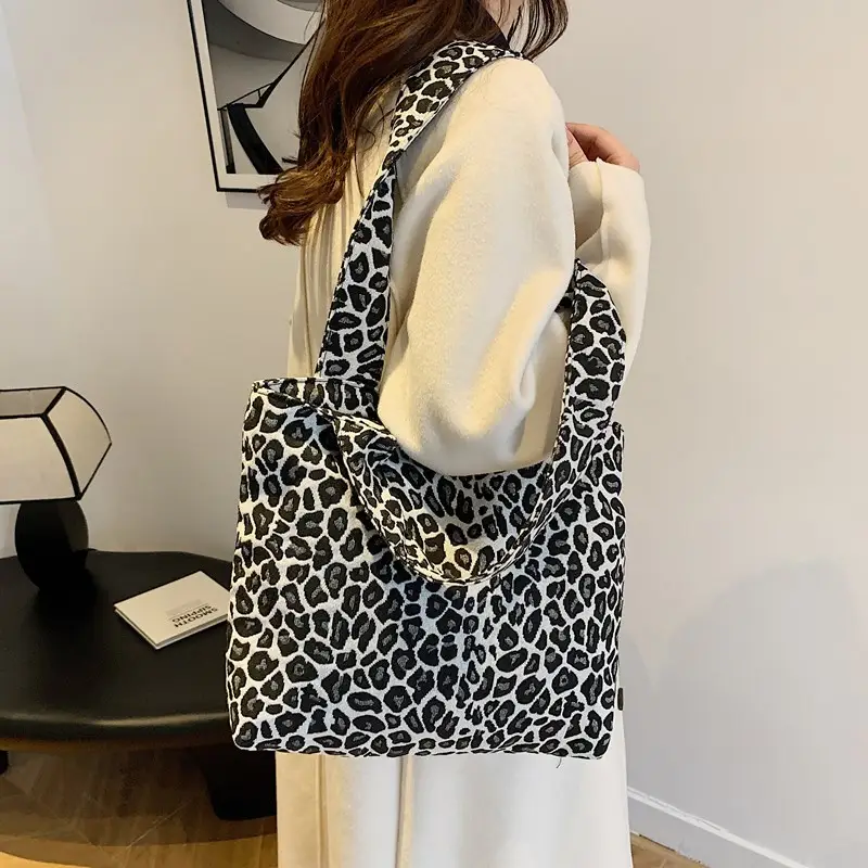 Leopard Print Shoulder Bag 2024 Winter Autumn - Image 5