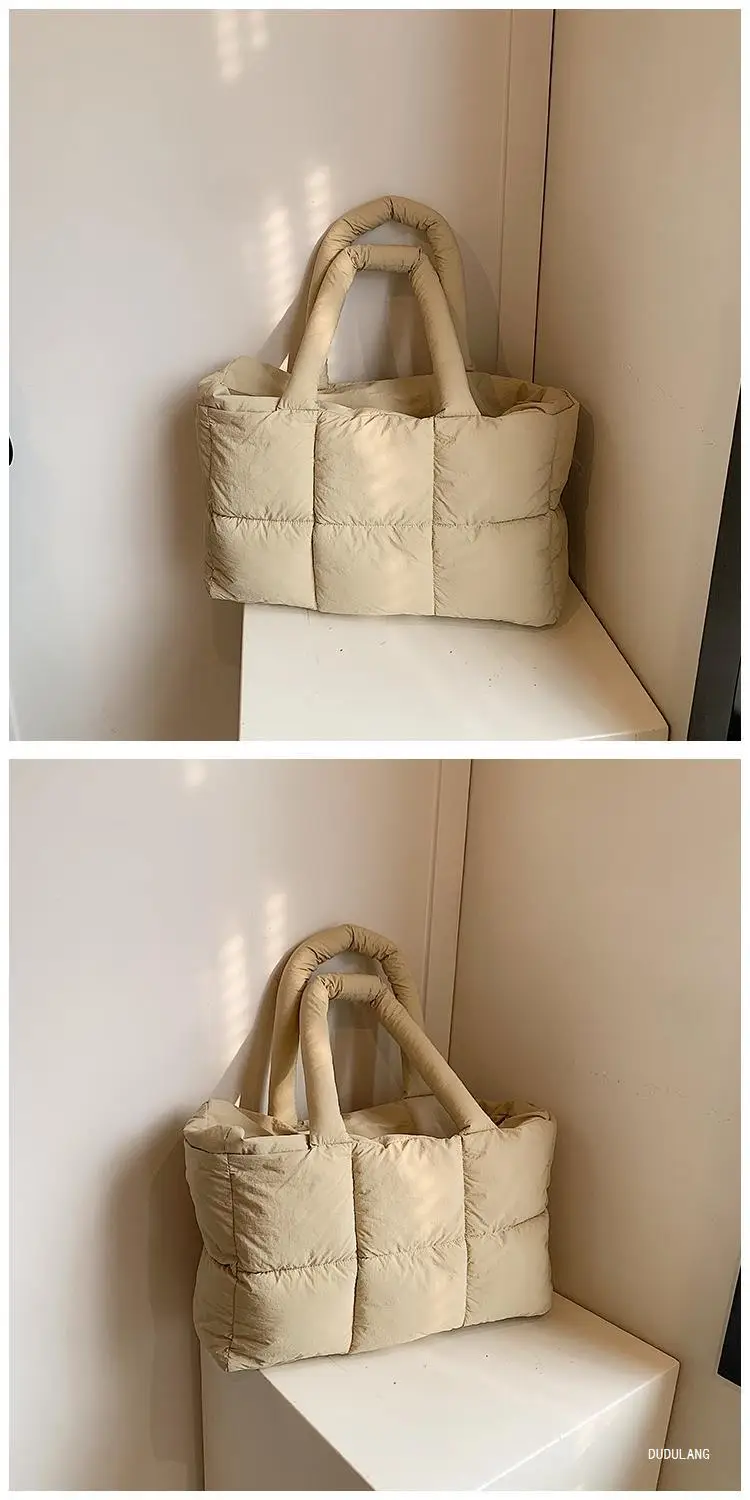 Women Cross-Border Padded Shoulder Bag Grey 2026 — feature 41