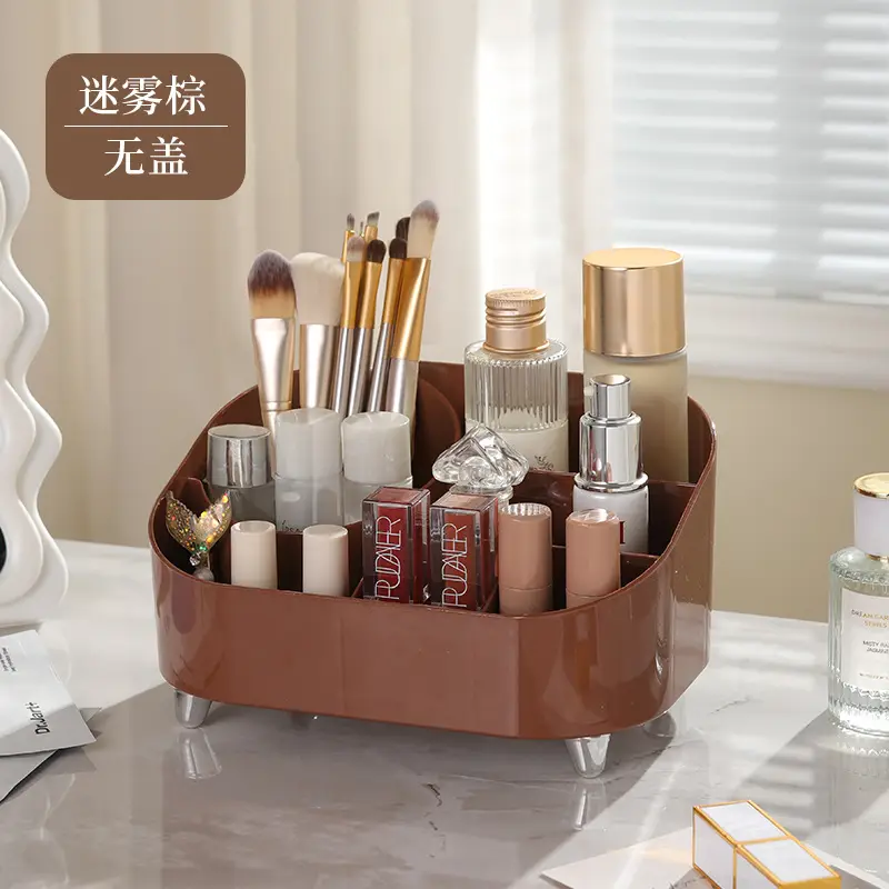 Large Capacity Makeup & Cosmetics Storage Box with Lid - Image 3