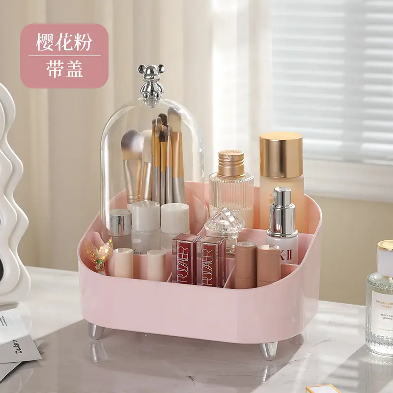 Large Capacity Makeup & Cosmetics Storage Box with Lid - Image 6