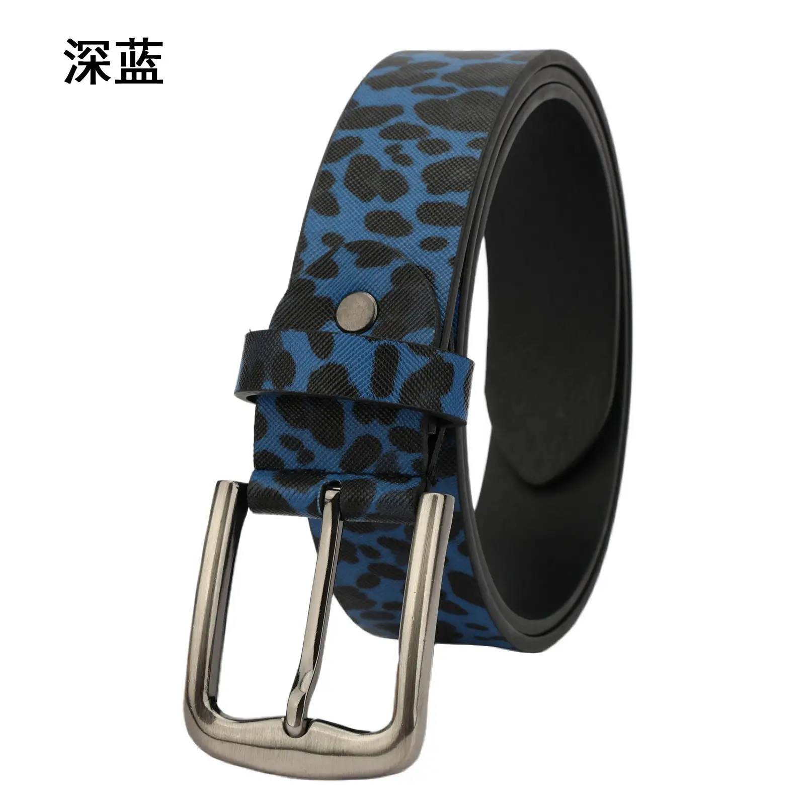 Cross-Border Leopard Print Belt for Women 3.8cm
