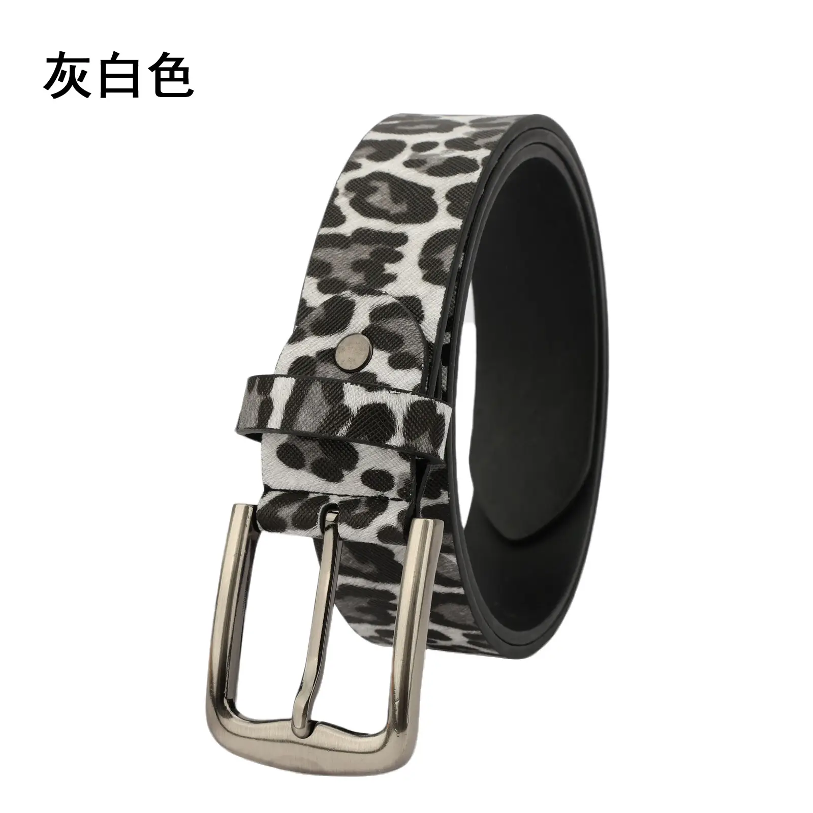 Cross-Border Leopard Print Belt for Women 3.8cm