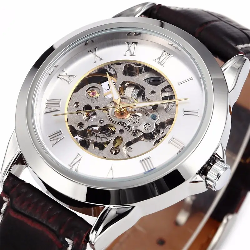 Foreign trade hot sale SHENHUA shenhua mechanical watch men's fashion hollow retro watch automatic machinery - Image 10