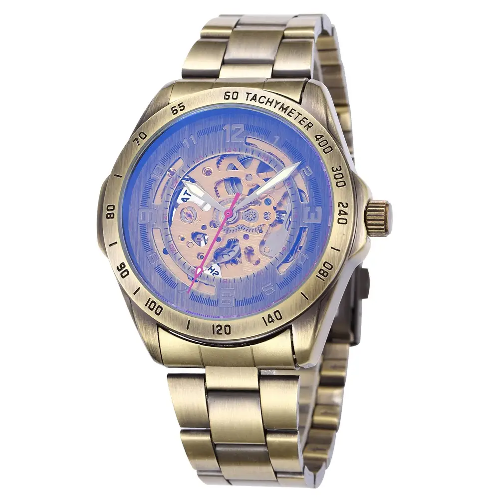 Foreign trade hot sale SHENHUA shenhua mechanical watch men's fashion hollow retro watch automatic machinery - Image 11