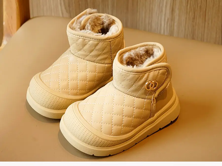 Winter Fleece Toddler Shoes Pink 1-2Yrs Non-Slip — feature 6