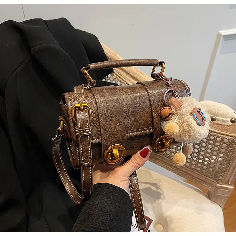 Brown Leather Shoulder Crossbody Bag for Women 2024 — feature 18