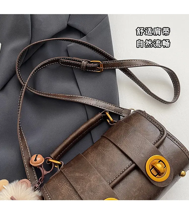 Brown Leather Shoulder Crossbody Bag for Women 2024 — feature 3