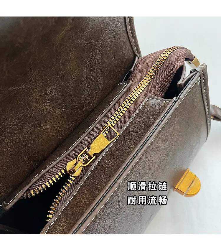 Brown Leather Shoulder Crossbody Bag for Women 2024 — feature 4