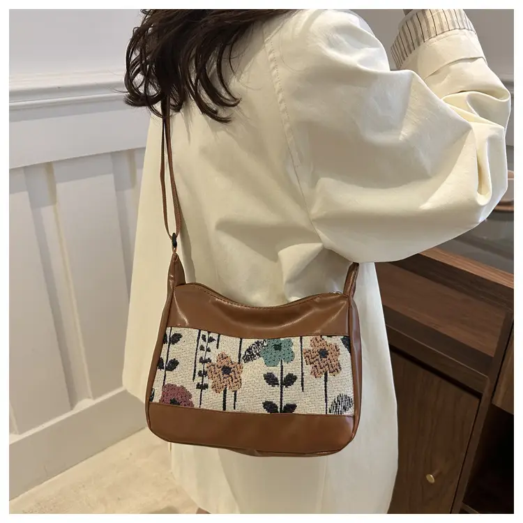 Korean Floral Embroidered Shoulder Bag for Women — feature 12